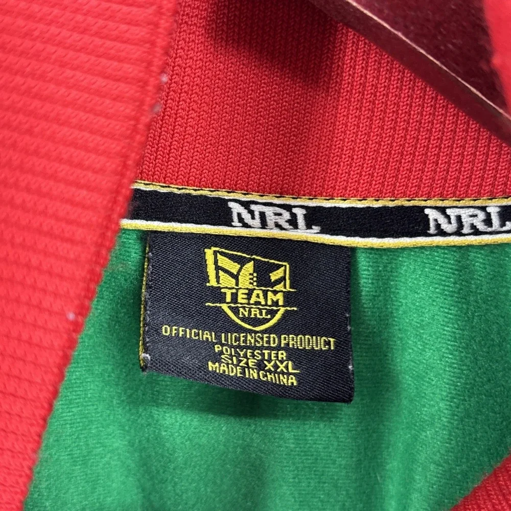 Vintage South Sydney Rabbitohs Authentic NRL Track Jacket 2004 Rugby Mens 2XL‎